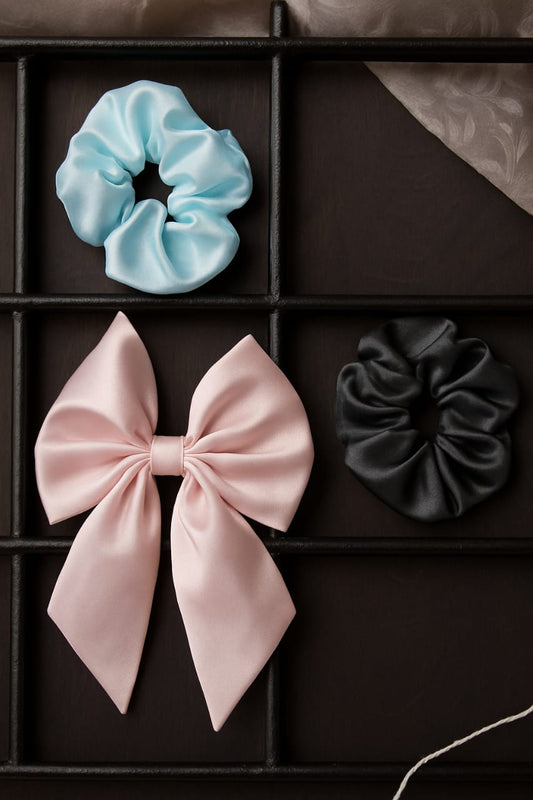 A thoughtfully curated gift box filled with accessories and treats, perfect for a special someone.