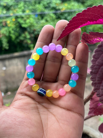 Pastel Pop Evil Eye Bracelet